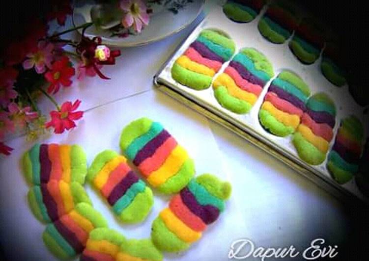 Cara termudah untuk Musim Gugur LezatLidah kucing rainbow