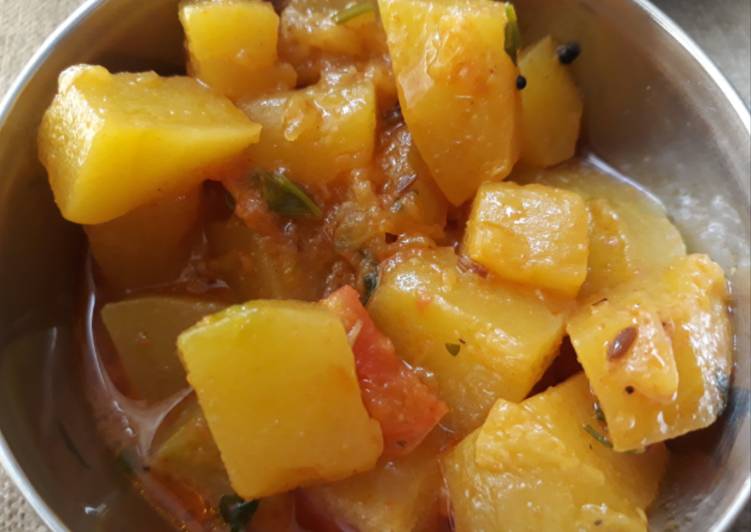 Recipe of Appetizing Kaddu ki Sabji