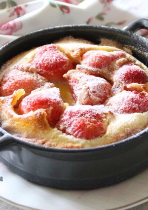 草莓克拉芙堤Clafoutis 的食譜成品照片