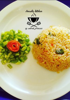 A picture of Jollof rice.
