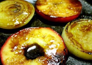 Easiest Way to Cook Delicious Apple and Onion Steaks with Wasabi Soy Sauce