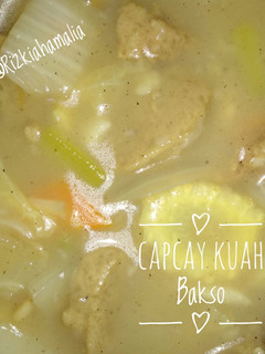 Foto resep Capcay Kuah Bakso