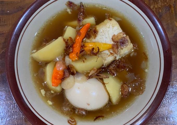 Semur Tahu, Telur & Kentang