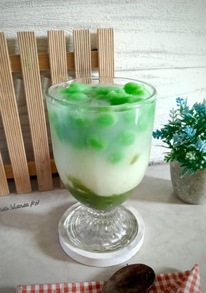 Foto resep Es Cendol Creamy Matcha