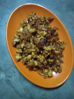 A picture of Egg bhurji.