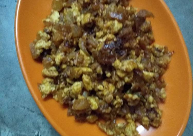 Egg bhurji