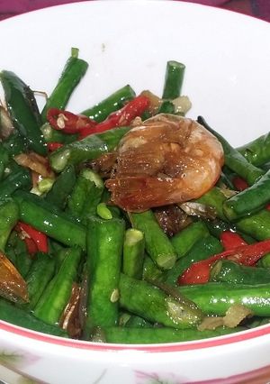 Foto resep Tumis Udang Kacang Panjang