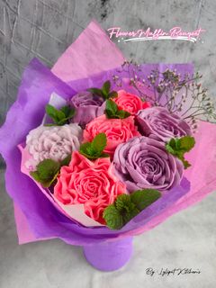 Foto resep Flower Muffin Bouquet with Buttercream