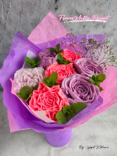 Foto resep Flower Muffin Bouquet with Buttercream