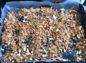 Una foto de ☕Granola ideal desayuno ☕