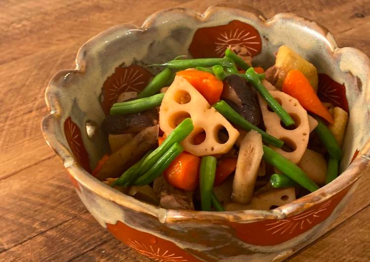 Iridori - braised chicken and vegetable-