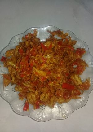 Foto resep Sabal goreng ikan asin