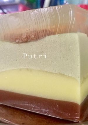 Foto resep Puding Lapis Green Tea Cokelat
