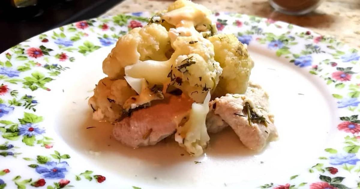 куриное филе с цветной