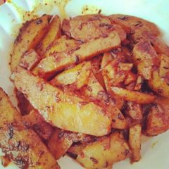 A picture of Jeera aloo.