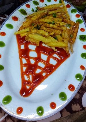 A picture of Chatpate fries.
