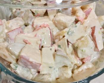 Latest Recipe Creamy Potato Apple Salad Savory Delicious