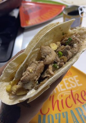 Una foto de Tortilla wrap de solomito de cerdo