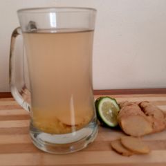 A picture of Fresh ginger water.
