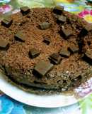 Chocolate biscuits cake