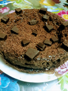 A picture of Chocolate biscuits cake.