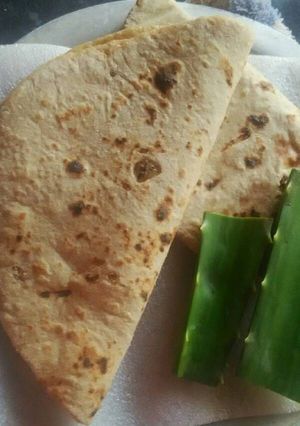 A picture of Alovera roti.
