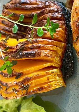 Une photo de Butternut au four