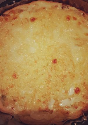 Une photo de Quiche poulet chou pommes de terre et boursin
