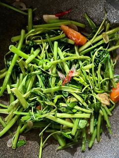 Foto resep Tumis kangkung simple banget