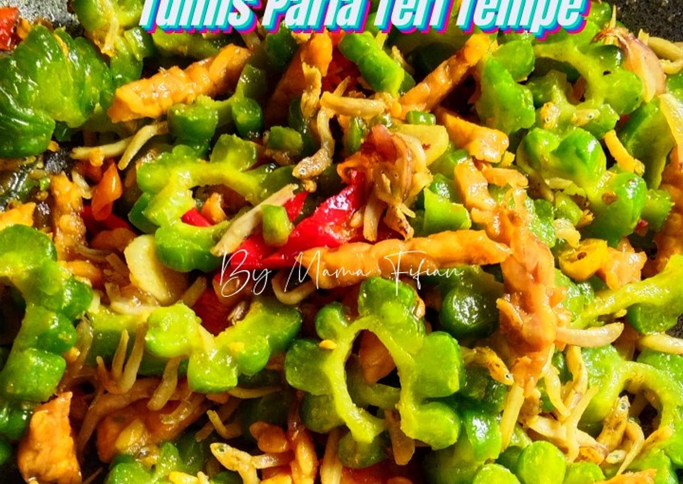 Tumis Paria Teri Tempe