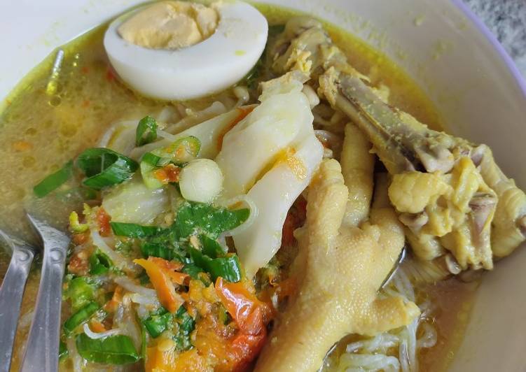 Resep @GURIH Soto Ayam Ceker menu masakan sehari hari
