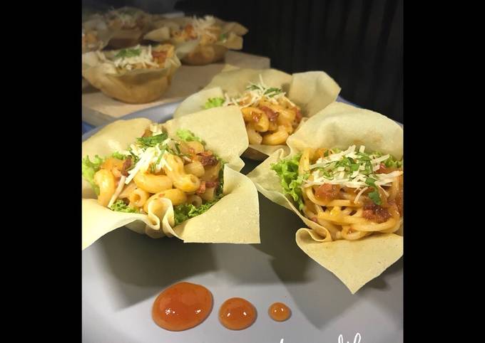 Resep: Makaroni dan Spaghetti Mangkok Saus Bolognese Kekinian