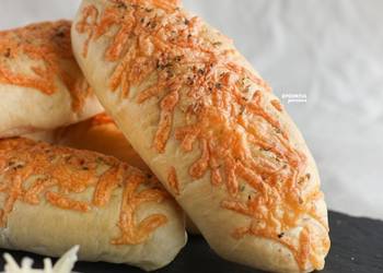 Easiest Way to Prepare Yummy Cheesy Bread with Homemade Pizza Dough