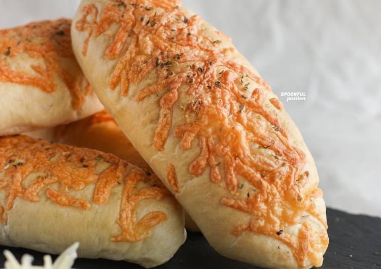 Cheesy Bread [with Homemade Pizza Dough]