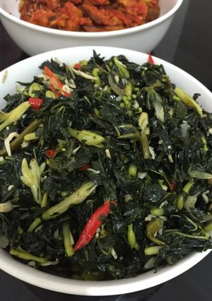 Foto resep Tumis daun pepaya simple