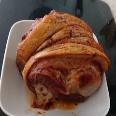 My Roast Shoulder of Pork with the lovely Crackling 😋 A picture of My Roast Shoulder of Pork with the lovely Crackling 😋.