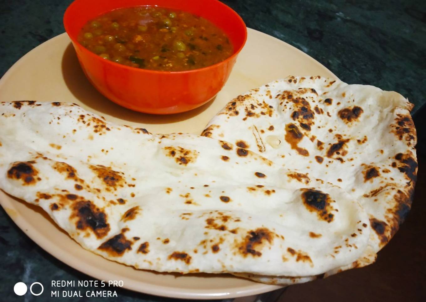 Chicken Mince with Garlic Tawa Nan