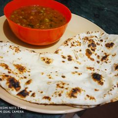 Chicken Mince with Garlic Tawa Nan A picture of Chicken Mince with Garlic Tawa Nan.