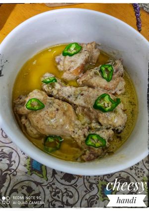 A picture of Cheesy handi.