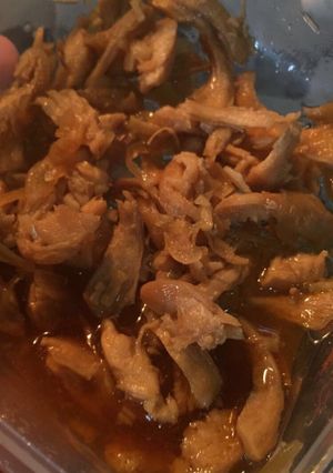 Foto resep Ayam kecap suwir (mpasi 1+)