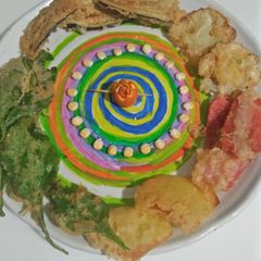 A picture of Vegetables tempura.