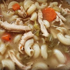 A picture of Homemade Chicken Noodle Soup.