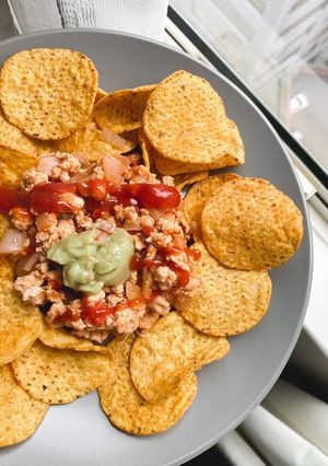 รูปของ Nachos ฉบับไม่มีเครื่องปรุง