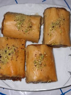 صورة لوصفة بقلاوة مبرومة