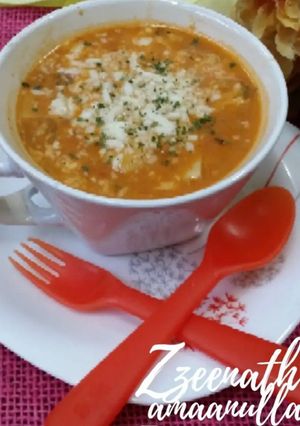 A picture of Lasagna Soup.