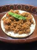 Tostadas de minilla (sardina con huevo)