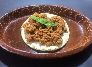 Una foto de Tostadas de minilla (sardina con huevo)