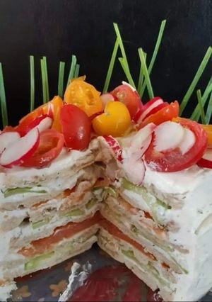 Une photo de Sandwich cake