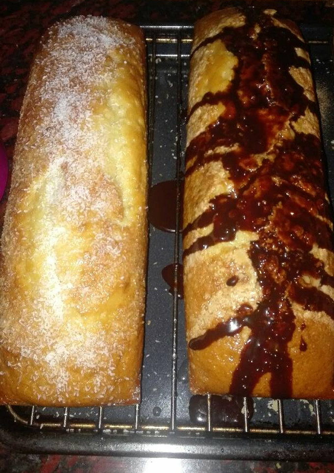 Una foto de Budín húmedo de vainilla o coco