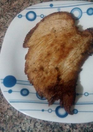 Une photo de Escalope de dinde grillé